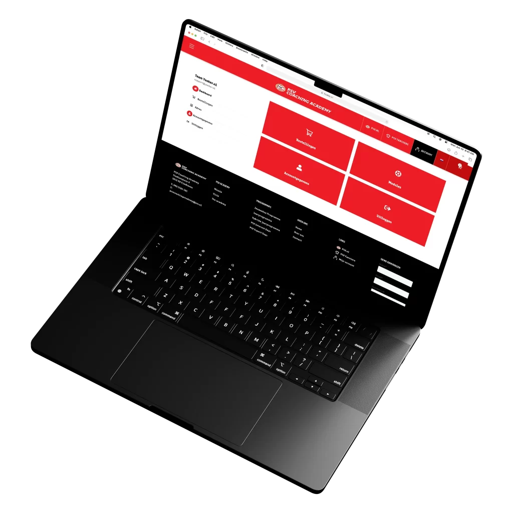 psv acadamy zwevende laptop