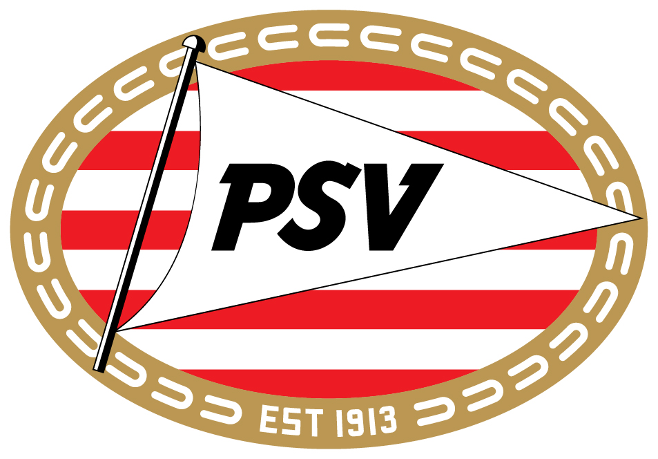 Logo van PSV Eindhoven voetbalclub.