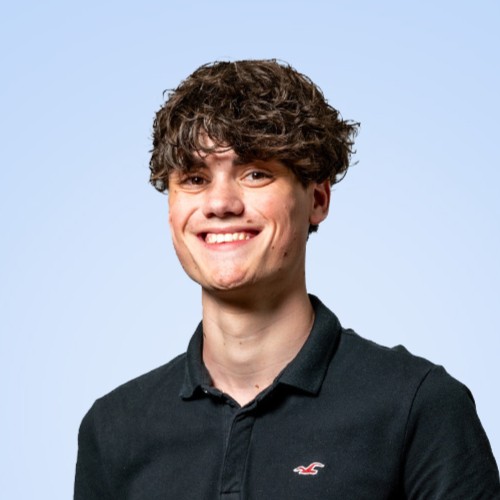 xander blauw vierkant