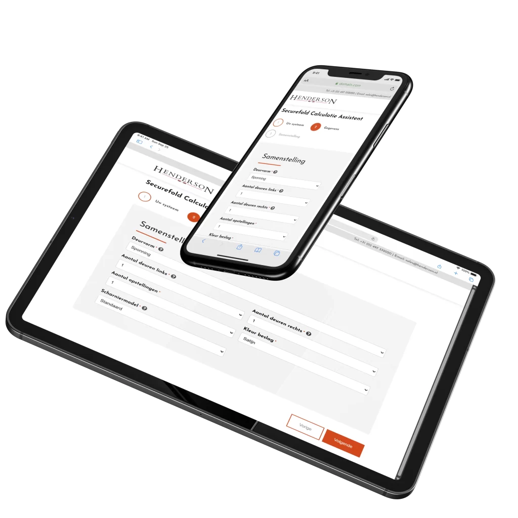 henderson zwevende ipad en telefoon