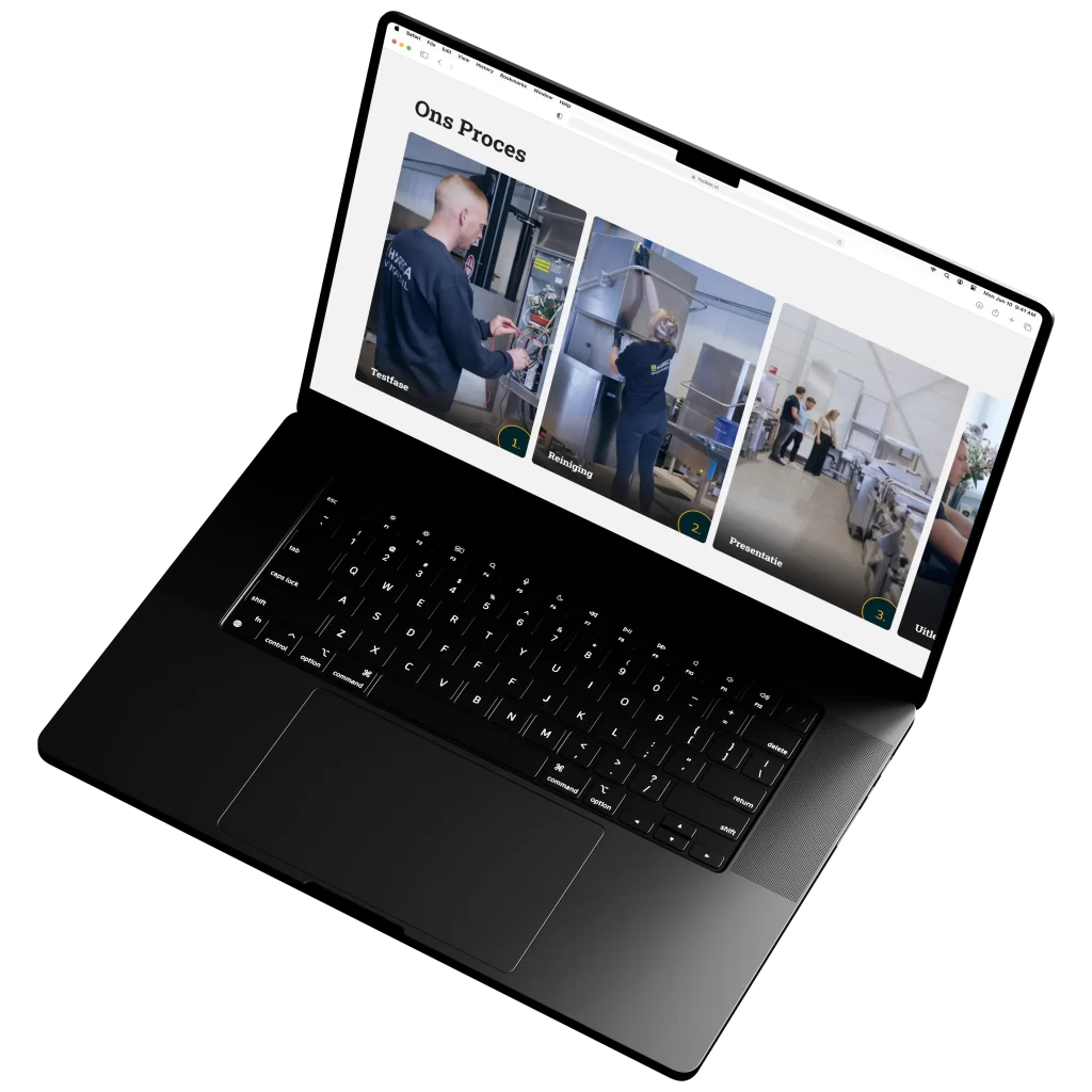 horecainventaris zwevende laptop