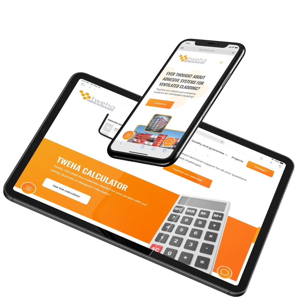 tweha zwevende ipad en telefoon